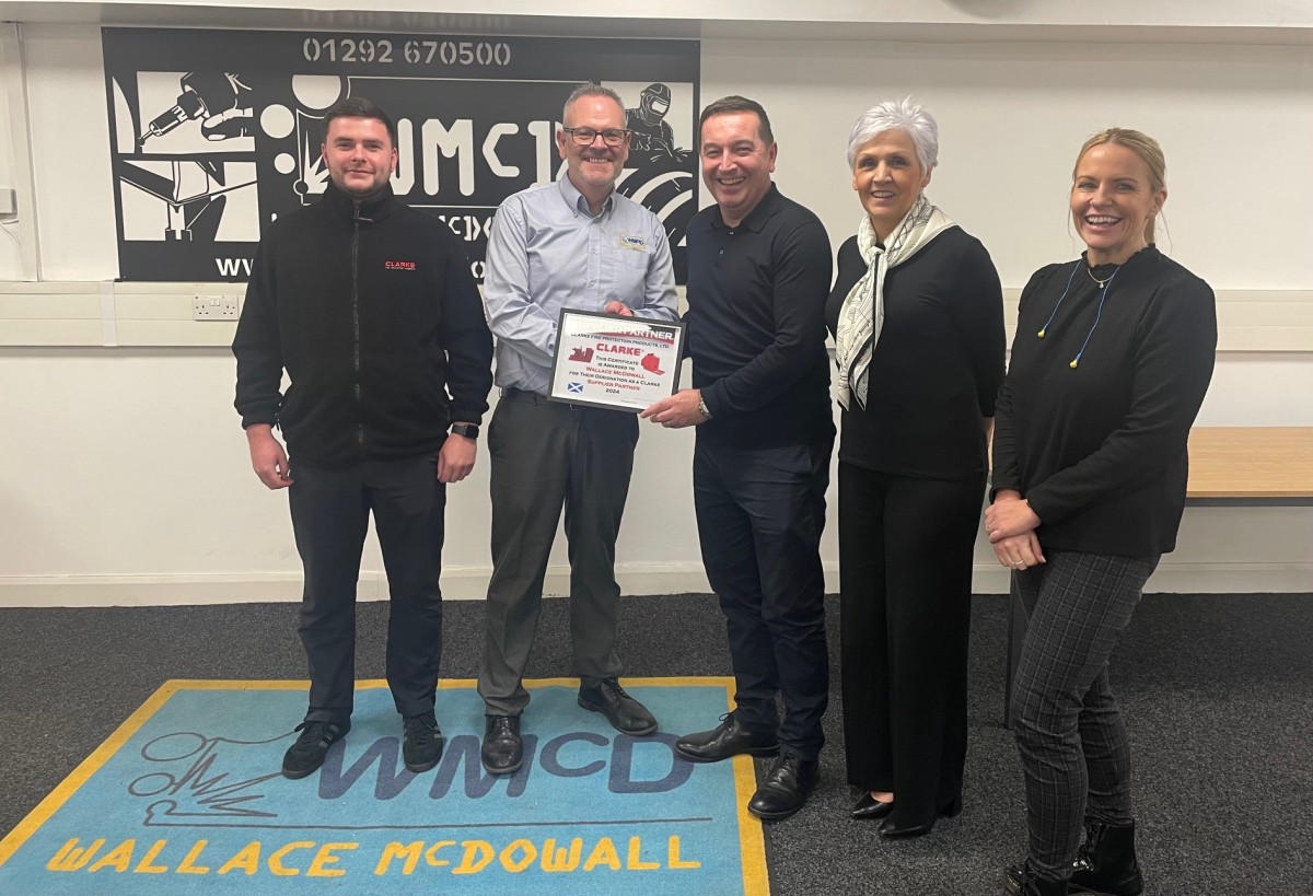 Supplier Partner Award - Wallace McDowall Ltd.